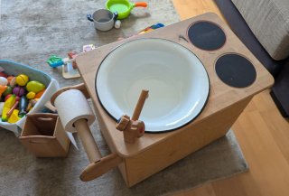Cocinita Infantil Madera + Accesorios