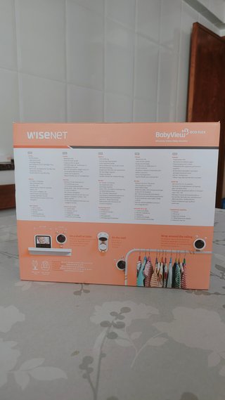 Vigilabebés Wisenet BabyView Eco Flex