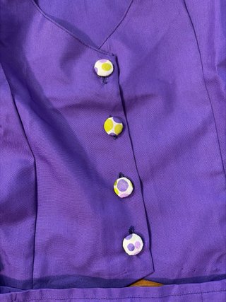 Vestido Flamenco Niña Morado