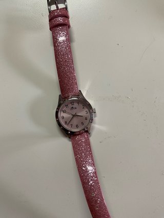 Reloj Lotus Rosa con Purpurina