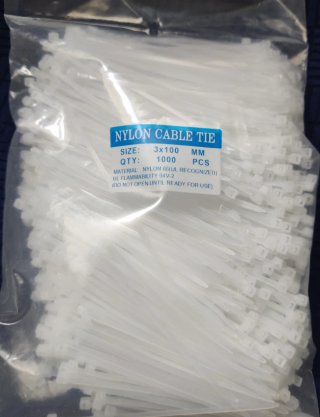 Bridas Nylon 3x100mm (1000 uds)