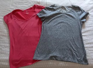 Lote 2 Camisetas Deportivas Algodón