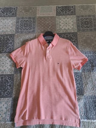 Polo Tommy Hilfiger Rosa Talla M