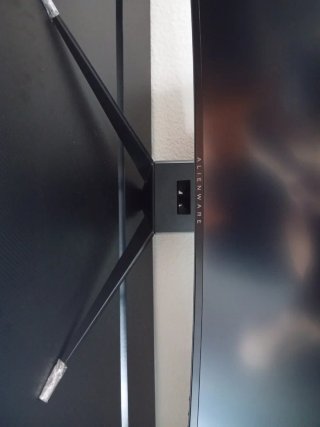 Monitor Alienware Curvo Negro