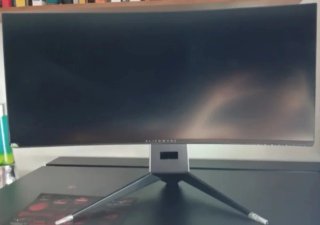 Monitor Alienware Curvo Negro