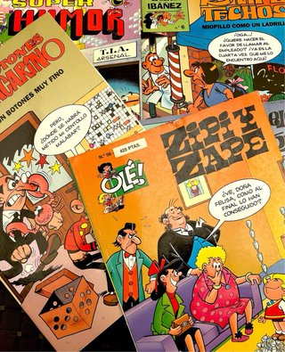 Lote de 7 cómics clásicos de Francisco Ibáñez