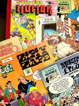 Lote de 7 cómics clásicos de Francisco Ibáñez