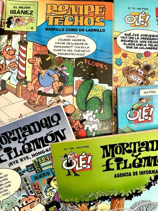 Lote de 7 cómics clásicos de Francisco Ibáñez