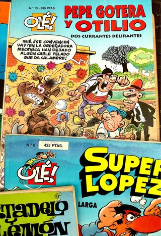 Lote de 7 cómics clásicos de Francisco Ibáñez