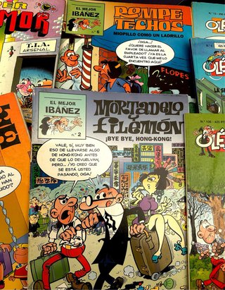 Lote de 7 cómics clásicos de Francisco Ibáñez
