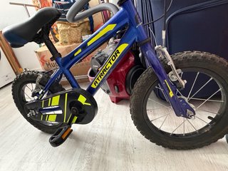 Bicicleta infantil azul ATRATOR