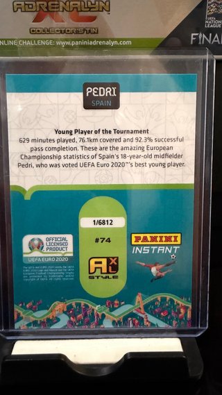 Pedri Panini Instant Euro 2020 Young Player