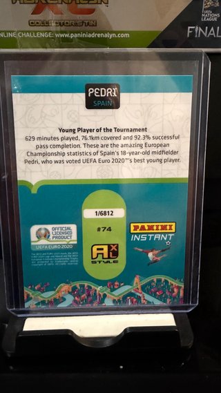 Pedri Panini Instant Euro 2020 Young Player