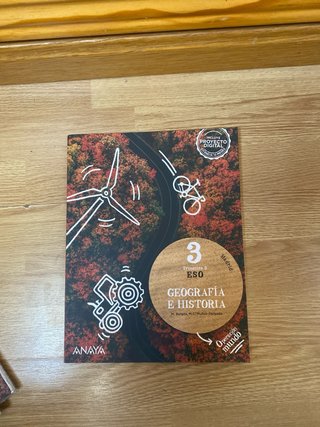 Libros 3 de la eso Geografía e Historia