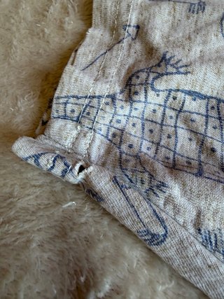 Polo Vintage 90s Estampado Tribal Beige