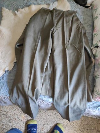 Traje chaqueta mujer Miguel Bernal verde oliva