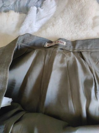 Traje chaqueta mujer Miguel Bernal verde oliva