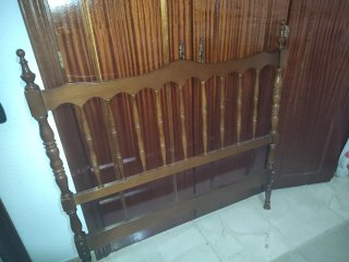 Pareja 2 Cabeceros de cama de madera 105 cm 20€ 2