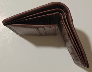 Cartera Billetera GIEBHIA Hombre Marrón