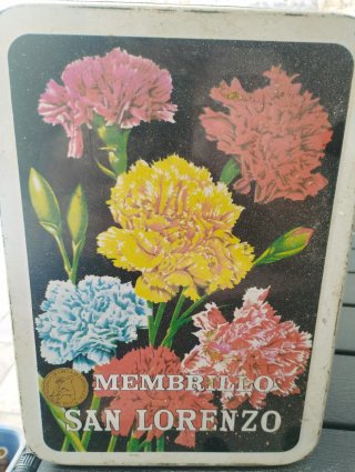 Caja Lata Membrillo San Lorenzo Flores