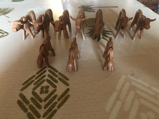 Playmobil Vacas Antiguas Madera