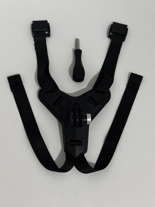 Soporte mentonera para casco