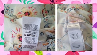 Blusa de verano Talla 38 M estampado floral