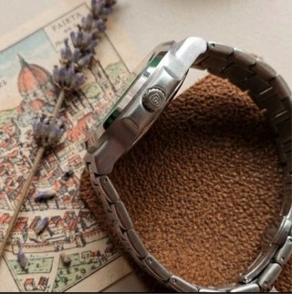 Reloj Poedagar Plata y Blanco Hombre
