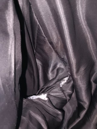 Chaqueta de cuero negra para hombre