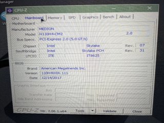 Placa H110H4-CM2 + Intel i5 6400 + 4Gb DDR3 RAM