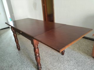 Mesa extensible madera maciza