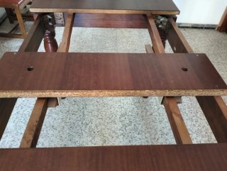 Mesa extensible madera maciza