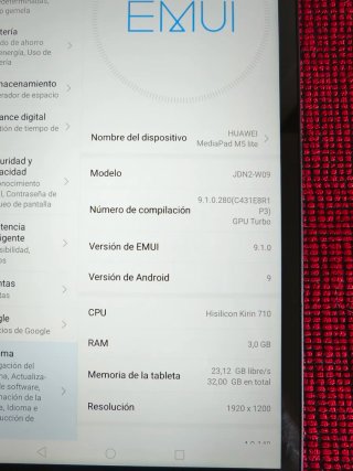Tableta Huawei MediaPad M5 Lite Negra