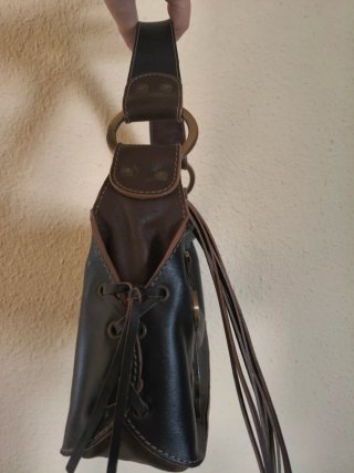 Bolso Tous juvenil negro y marrón