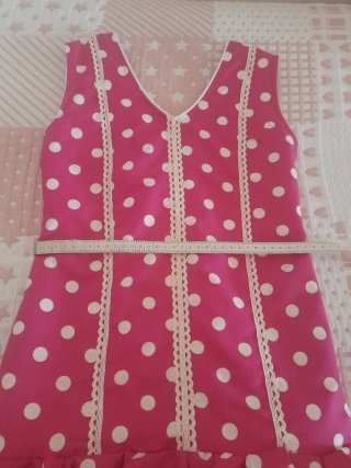 Traje Flamenca Niña 10 Años 80cm