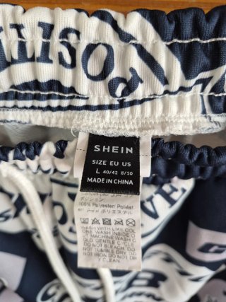 Pantalón Shein Estampado Talla L