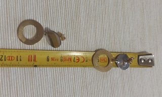 Orecchini cerchio oro e argento 925
