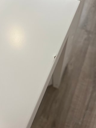 Mesa abatible Ikea blanca madera