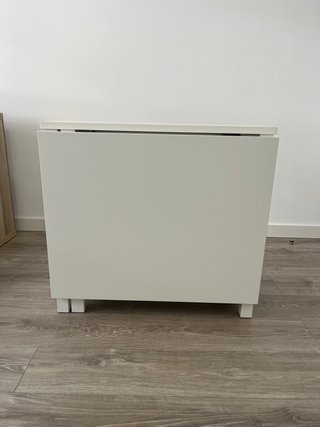 Mesa abatible Ikea blanca madera