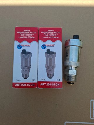 Purgador Automático Aire Cromado