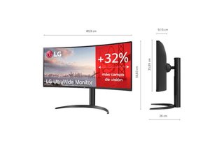 Monitor LG 34WP65CP-B.AEU - 34" Quad HD - LED