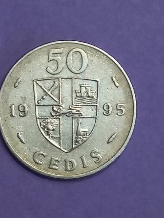 Moneda Ghana Freedom and Justice 1995