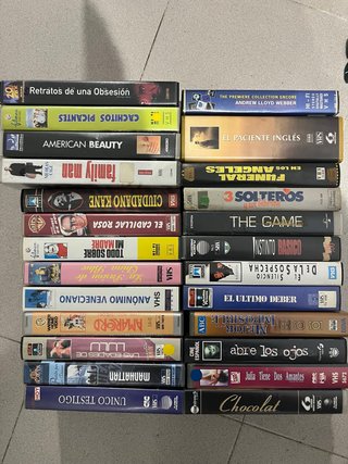 Lote de 15 Películas VHS
