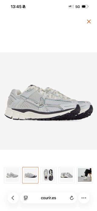 Nike Vomero 5 Plata/Blanco ( utilizado como nuevo