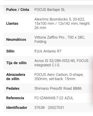 Focus Izalco Max 8.7 Azul talla M