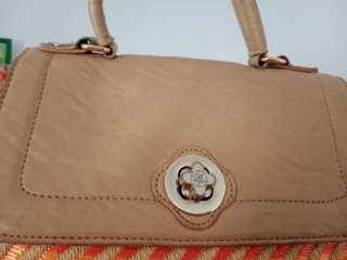 Bolso Beige y Naranja