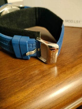 Reloj Lotus Cronógrafo Azul y Negro