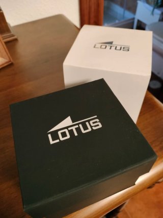 Reloj Lotus Cronógrafo Azul y Negro