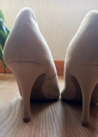Zapatos planos Mango beige
