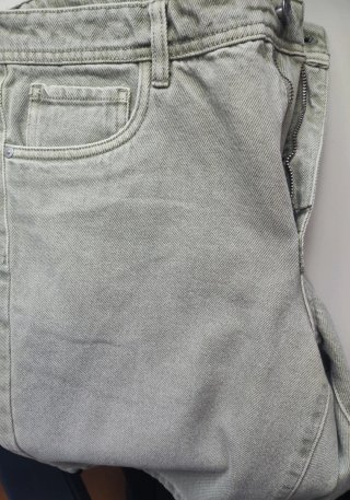 Bermuda vaquera Mango verde claro,  talla L Teen